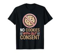 Nessun Cookie Senza consenso Internet Privacy Navigazione Web Maglietta