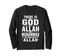 Nessun Dio Tranne Allah Muhammad è Il messaggero Ramadan Eid Islam Maglia a Manica