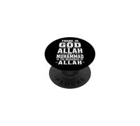 Nessun dio tranne Allah Muhammad è il messaggero Ramadan Eid Islam PopSockets PopGrip Adesivo