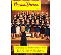 Nessun Dorma - 3 part choir or vocal SSA with piano: With FREE BACKING TRACKS to sing along to