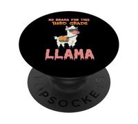 Nessun dramma per questo lama di terza elementare divertente ritorno a scuola PopSockets PopGrip Adesivo