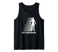 Nessun Equilibrio o Denaro - Divertente Parodia Design Sport e Umorismo Canotta