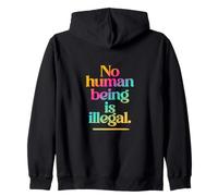 Nessun essere umano è illegale - L'ORIGINALE Felpa con Cappuccio