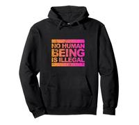 Nessun essere umano è illegale - L'originale (Vintage Edition) Felpa con Cappuccio