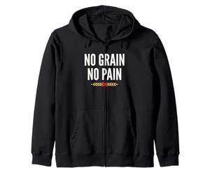 Nessun Grano nessun Dolore Glutine Intolleranza Celiachia Divertente Felpa con Cappuccio
