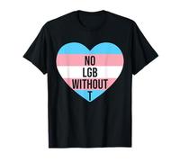 Nessun LGB senza T Trans Unity & Solidary Maglietta
