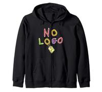 Nessun Logo Anti-Marchio Felpa con Cappuccio