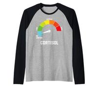 Nessun Meme di cortisolo a Basso Livello di cortisolo Maglia con Maniche Raglan