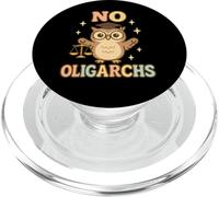 Nessun oligarchi - Bilancia della giustizia saggia del gufo PopSockets PopGrip per MagSafe