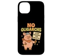 Nessun oligarchi smettere di ostacolare la ricchezza maiale carino Custodia per iPhone 14 Plus