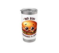 Nessun panino è paragonabile a You Kawaii Burger Pun Bicchiere termico in acciaio inox doppia parete