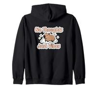 Nessun Pensiero Solo Vibes Capybara Relax Felpa con Cappuccio