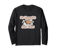 Nessun Pensiero Solo Vibes Capybara Relax Maglia a Manica