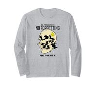 Nessun perdono nessun Dimenticare Nessuna Misericordia (Dichiarazione di Giustizia) Maglia a Manica