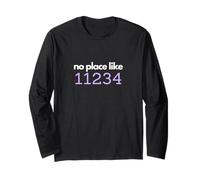 Nessun Posto Come 11234 Brooklyn NY Maglia a Manica