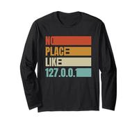 Nessun Posto Come 127.0.0.1 - Programmatore Localhost Divertente Maglia a Manica