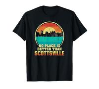 Nessun posto è meglio di Scottsville Virginia Vintage Sunset Maglietta