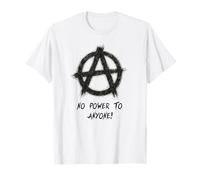 "Nessun potere per nessuno!", Punks, Punkrock, Anarchia Maglietta