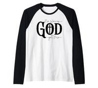 Nessun Problema, Dio Mi ha Dato Un afroamericano Lord Jesus Christian Maglia con Maniche Raglan