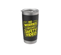 Nessun problema Ho guardato il video sulla sicurezza Bicchiere termico in acciaio inox doppia parete