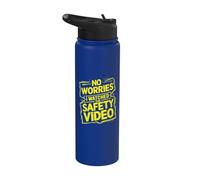 Nessun problema Ho guardato il video sulla sicurezza Stainless Steel Insulated Water Bottle