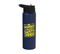 Nessun problema Ho guardato il video sulla sicurezza Stainless Steel Insulated Water Bottle
