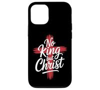 Nessun re cristiano tranne Cristo Croce Dio Gesù Fede Custodia per iPhone 12/12 Pro