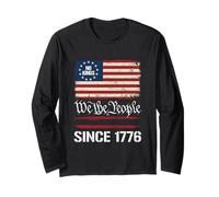 Nessun re in America Noi Il Popolo dal 1776 Maglia a Manica