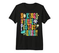 Nessun re in America Proteggere la democrazia Protesta Maglietta Premium