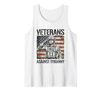 Nessun re in America veterani Contro la tirannia Canotta