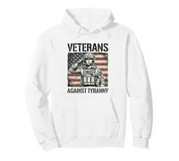 Nessun re in America veterani Contro la tirannia Felpa con Cappuccio