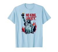 Nessun re, Solo libertà Maglietta, Uomo, Celeste, S