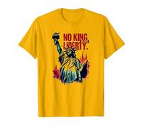 Nessun re, Solo libertà Maglietta, Uomo, Oro Brillante, 3XL