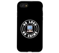 Nessun registro Nessun crimine programmatore codice sorgente codifica Hacker Custodia per iPhone SE (2020) / 7 / 8