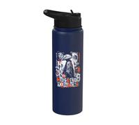 Nessun residuo Ronin Samurai Guerriero giapponese Stainless Steel Insulated Water Bottle