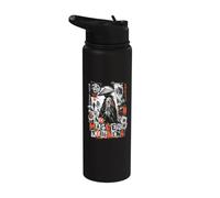 Nessun residuo Ronin Samurai Guerriero giapponese Stainless Steel Insulated Water Bottle