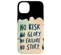 Nessun rischio, nessuna gloria, nessun fallimento, nessuna storia, con frasi divertenti Custodia per iPhone 14 Plus