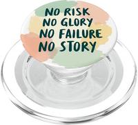Nessun rischio, nessuna gloria, nessun fallimento, nessuna storia, con frasi divertenti PopSockets PopGrip per MagSafe