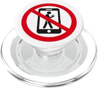 Nessun simbolo dello smartphone che manda SMS e cammina PopSockets PopGrip per MagSafe