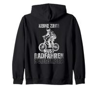 Nessun Tempo Deve Andare in Bicicletta Scheletro BMX Felpa con Cappuccio