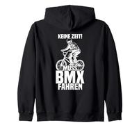 Nessun Tempo Deve Guidare BMX Scheletro Guida BMX Felpa con Cappuccio