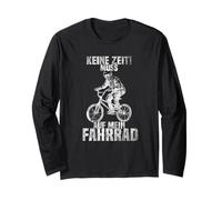 Nessun Tempo Deve Guidare sulla mia Bici Scheletro BMX Maglia a Manica
