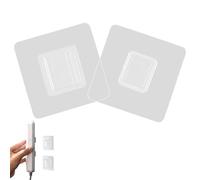 Nessun Trapano Fibbia Adesiva Invisibile - Robusto Gancio Patch A Monte A Parete | Fissante Appiccicoso Riutilizzabile Con Semplice Funzione Di Installazione Per Rack Sospeso Supporto Fibbia Femminile