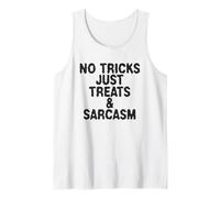 Nessun Trucco Solo dolcetti e Sarcasmo Halloween Canotta