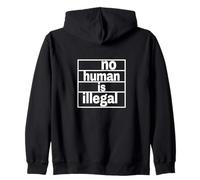 nessun umano è illegale -- L'ORIGINALE Felpa con Cappuccio