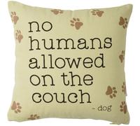 Nessun Umano Permesso Sul Divano Cuscino Per Cani 10x10