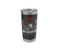 Nessuna arma formata contro di me Christian Warrior Bicchiere termico in acciaio inox doppia parete