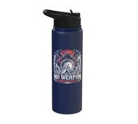 Nessuna arma formata contro di me Christian Warrior Stainless Steel Insulated Water Bottle