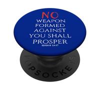 Nessuna arma formata contro di te prospererà Isaia 54 17 PopSockets PopGrip Adesivo