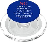 Nessuna arma formata contro di te prospererà Isaia 54 17 PopSockets PopGrip per MagSafe